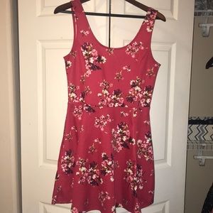 Flower pattern dress